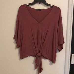 Fun tie blouse